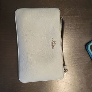 Blu Coach Wristlet